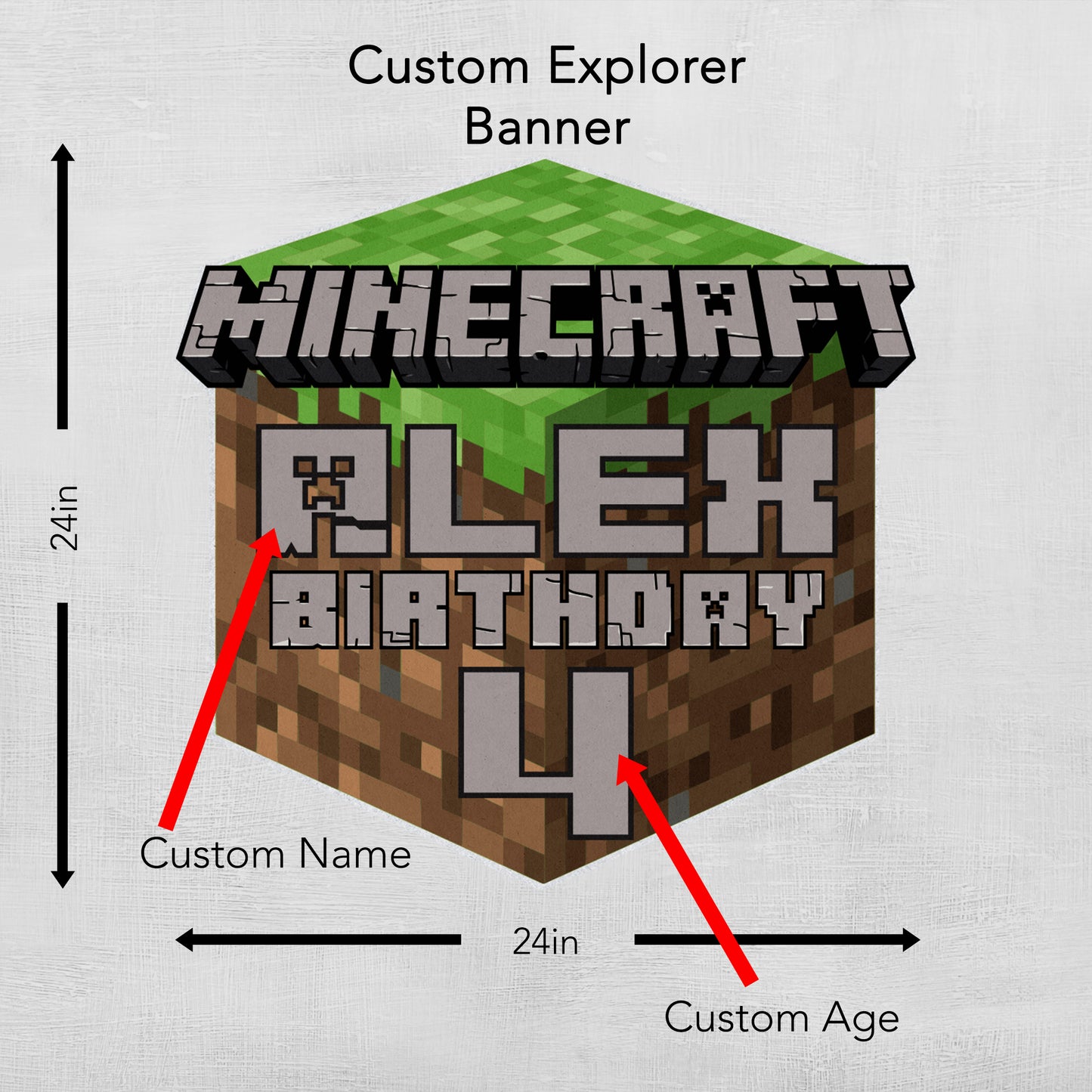 Minecraft Foam Board Cutouts