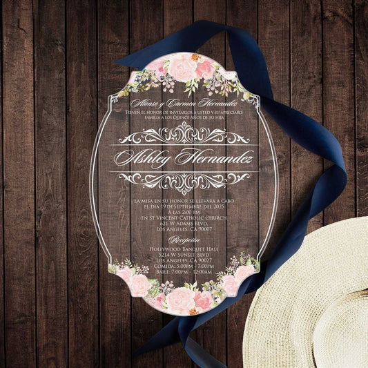 Acrylic Quinceañera Mirror 02