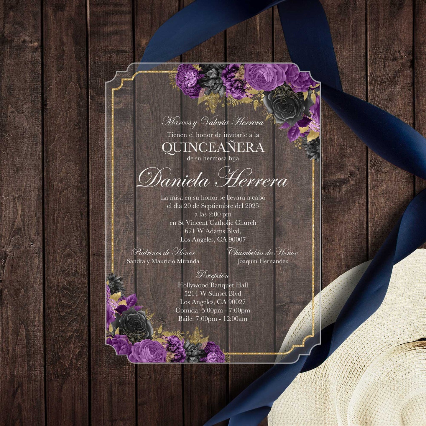 Acrylic Quinceañera Queen 01