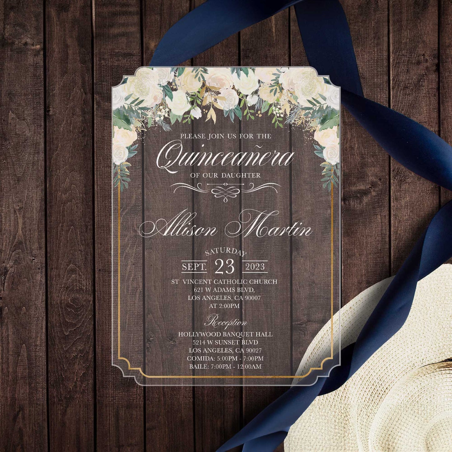 Acrylic Quinceañera Queen 05