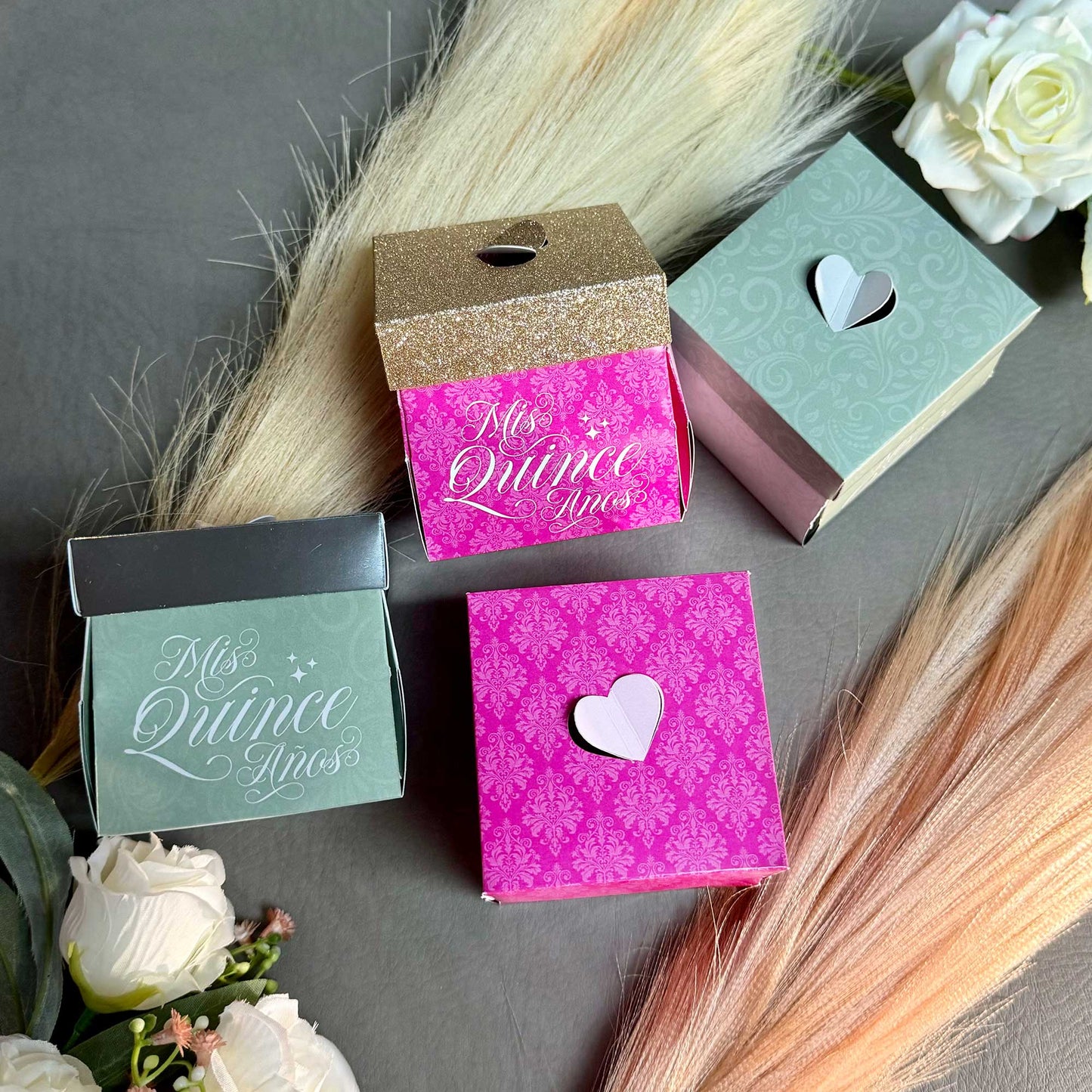 Quinceañera Dazzle Box With Foil
