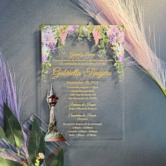 Acrylic Quinceañera Classic 5"x7" 10