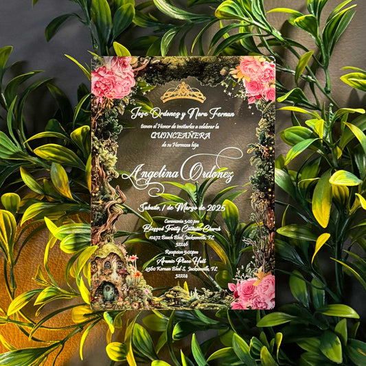 Acrylic Quinceañera Classic 5"x7" 08