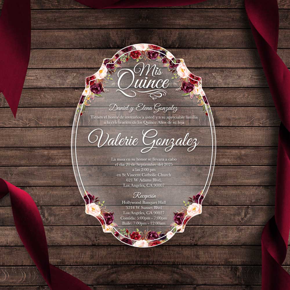 Sample Order Invitation