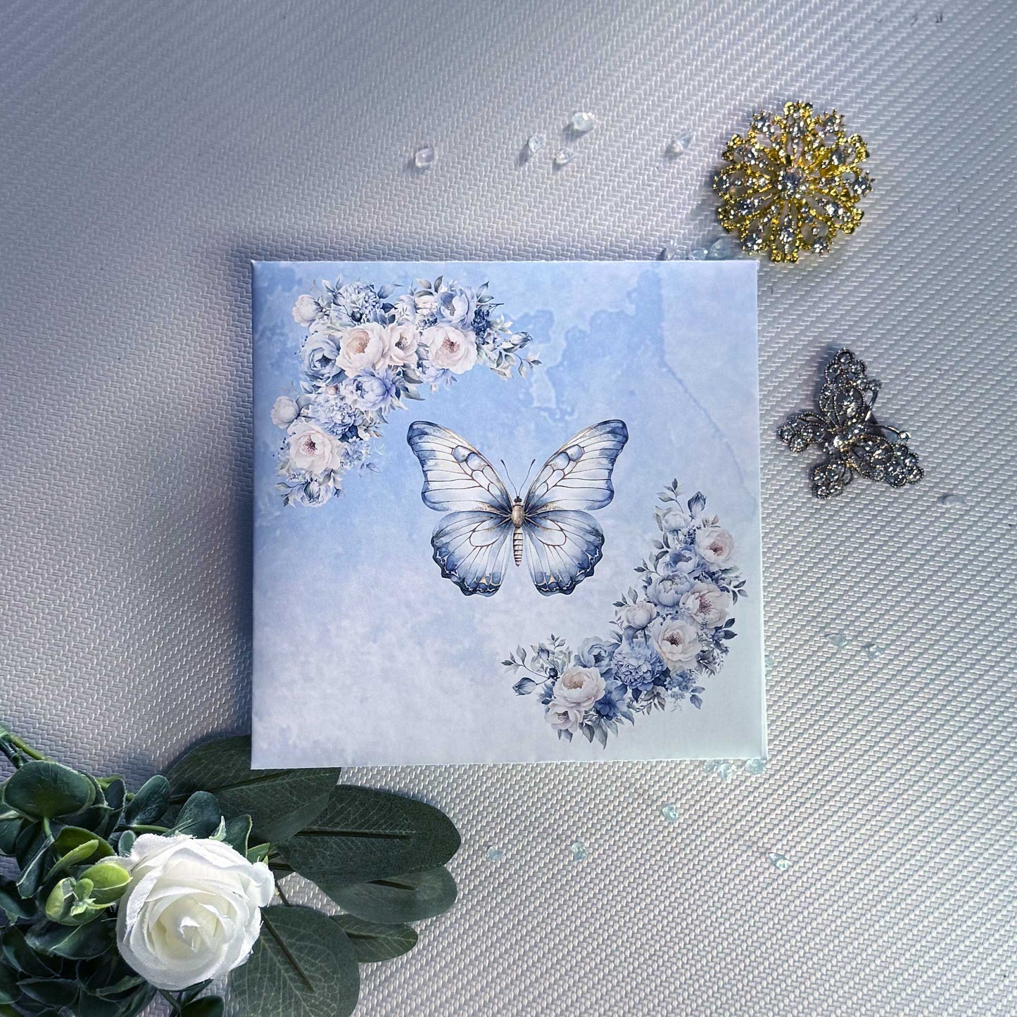 Quinceañera Deluxe Butterfly Blue