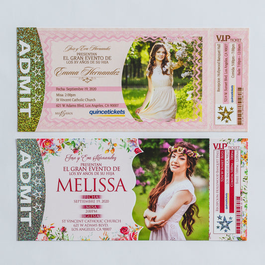 Quinceañera Ticket