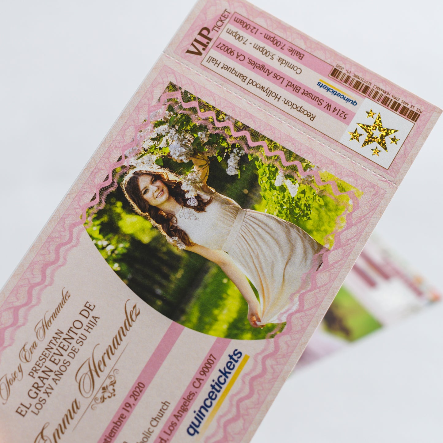 Quinceañera Ticket