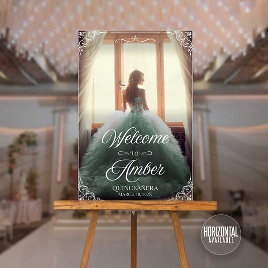 Acrylic Welcome Signs - Quinceañera or Sweet Sixteen 08