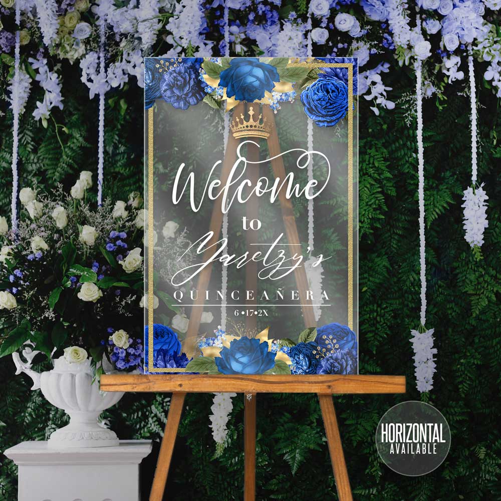 Acrylic Welcome Signs - Quinceañera or Sweet Sixteen 15