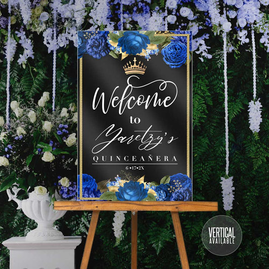 Acrylic Welcome Signs - Quinceañera or Sweet Sixteen 15