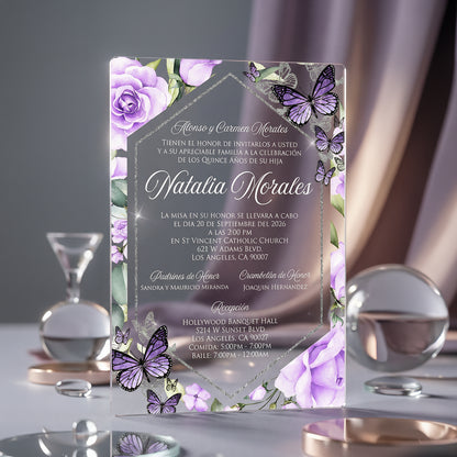 Acrylic Quinceañera Classic 5"x7" 11