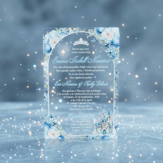 Acrylic Quinceañera Classic 5"x7" 01