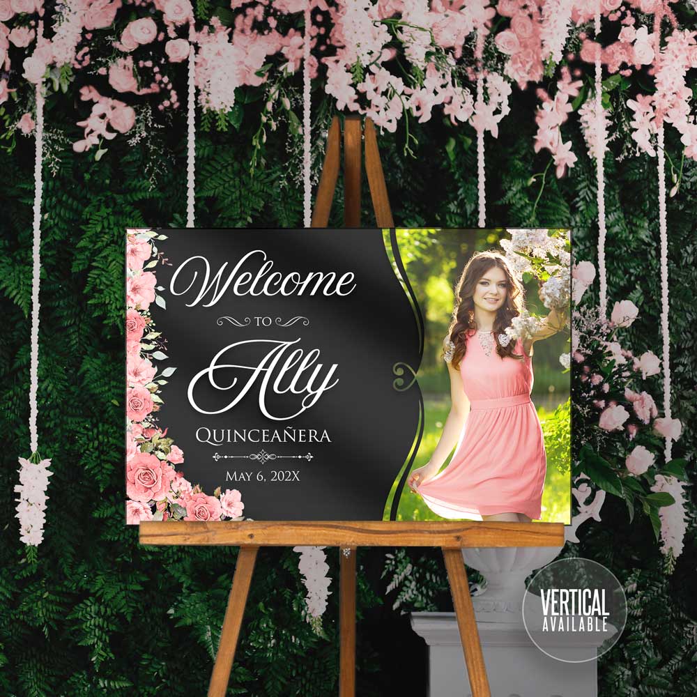 Acrylic Welcome Signs - Quinceañera or Sweet Sixteen 10
