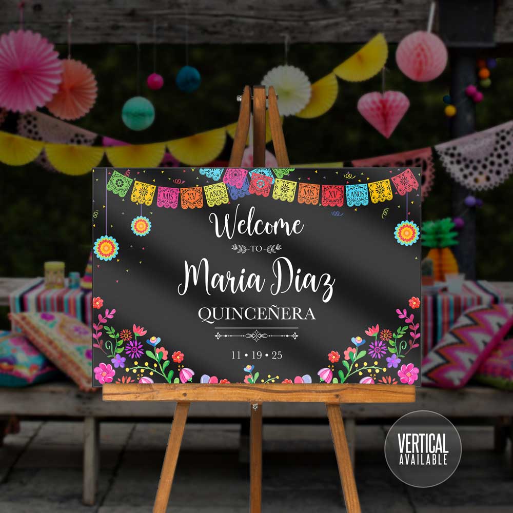 Acrylic Welcome Signs - Quinceañera or Sweet Sixteen 11