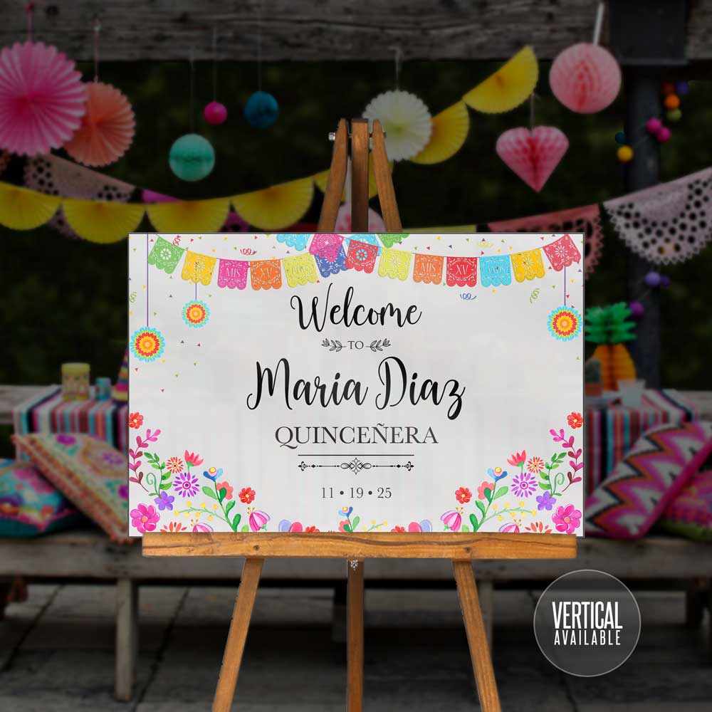 Acrylic Welcome Signs - Quinceañera or Sweet Sixteen 11