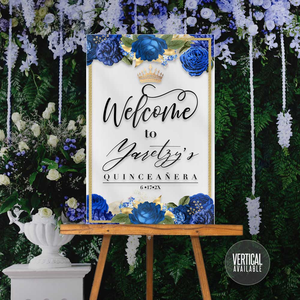 Acrylic Welcome Signs - Quinceañera or Sweet Sixteen 15